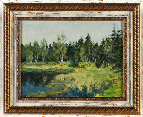 Соколов Сергей Николаевич.  Опушка в Абрамцеве